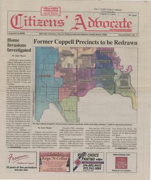 Citizens' Advocate (Coppell, Tex.), Vol. 24, No. 1, Ed. 1 Friday, January 4, 2008