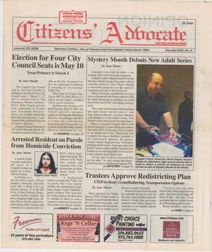 Citizens' Advocate (Coppell, Tex.), Vol. 24, No. 4, Ed. 1 Friday, January 25, 2008