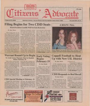 Citizens' Advocate (Coppell, Tex.), Vol. 24, No. 6, Ed. 1 Friday, February 8, 2008