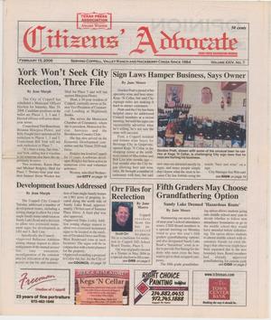 Citizens' Advocate (Coppell, Tex.), Vol. 24, No. 7, Ed. 1 Friday, February 15, 2008