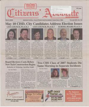 Citizens' Advocate (Coppell, Tex.), Vol. 24, No. 18, Ed. 1 Friday, May 2, 2008