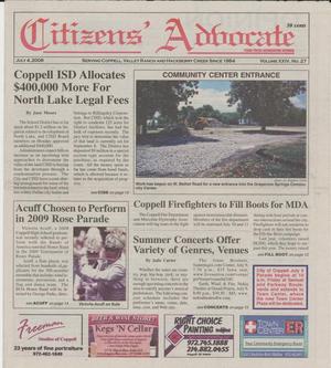 Citizens' Advocate (Coppell, Tex.), Vol. 24, No. 27, Ed. 1 Friday, July 4, 2008
