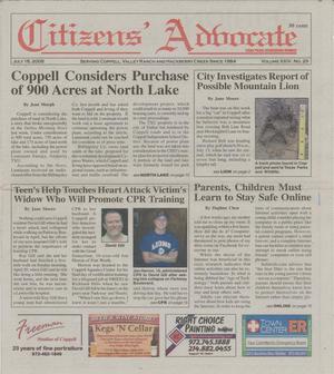 Citizens' Advocate (Coppell, Tex.), Vol. 24, No. 29, Ed. 1 Friday, July 18, 2008