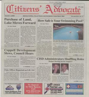 Citizens' Advocate (Coppell, Tex.), Vol. 24, No. 31, Ed. 1 Friday, August 1, 2008
