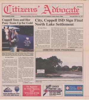 Citizens' Advocate (Coppell, Tex.), Vol. 24, No. 36, Ed. 1 Friday, September 5, 2008