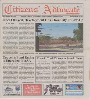 Citizens' Advocate (Coppell, Tex.), Vol. 24, No. 38, Ed. 1 Friday, September 19, 2008