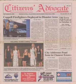Citizens' Advocate (Coppell, Tex.), Vol. 24, No. 39, Ed. 1 Friday, September 26, 2008