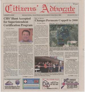 Citizens' Advocate (Coppell, Tex.), Vol. 25, No. 1, Ed. 1 Friday, January 2, 2009