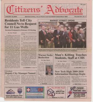 Citizens' Advocate (Coppell, Tex.), Vol. 25, No. 3, Ed. 1 Friday, January 16, 2009