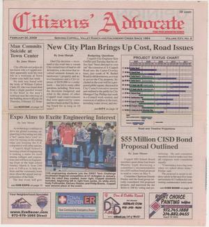 Citizens' Advocate (Coppell, Tex.), Vol. 25, No. 8, Ed. 1 Friday, February 20, 2009