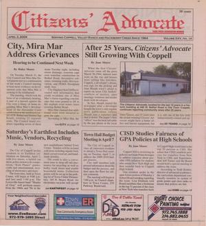Citizens' Advocate (Coppell, Tex.), Vol. 25, No. 14, Ed. 1 Friday, April 3, 2009