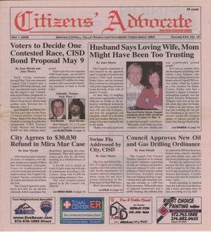 Citizens' Advocate (Coppell, Tex.), Vol. 25, No. 18, Ed. 1 Friday, May 1, 2009