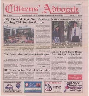 Citizens' Advocate (Coppell, Tex.), Vol. 25, No. 22, Ed. 1 Friday, May 29, 2009