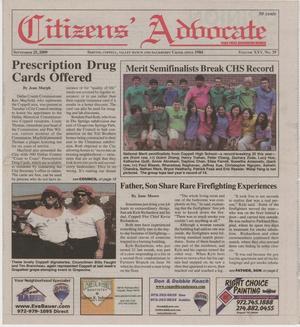 Citizens' Advocate (Coppell, Tex.), Vol. 25, No. 39, Ed. 1 Friday, September 25, 2009