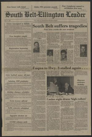 South Belt-Ellington Leader (Houston, Tex.), Vol. 14, No. 17, Ed. 1 Thursday, May 25, 1989