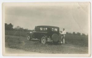 [Chester W. Nimitz with Car]