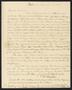 Primary view of [Letter from Elizabeth Upshur Teackle to her husband, Littleton Dennis Teackle, November 13, 1834]