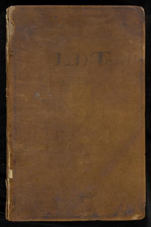 Primary view of object titled '[Journal of Littleton Dennis Teackle]'.