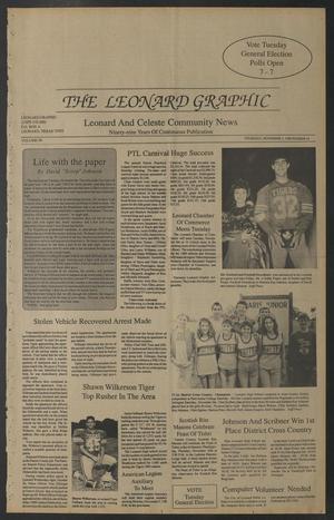 The Leonard Graphic (Leonard, Tex.), Vol. 99, No. 44, Ed. 1 Thursday, November 3, 1988