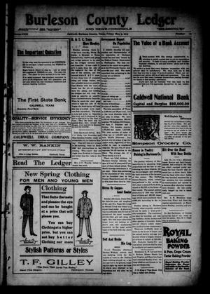 Burleson County Ledger and News-Chronicle (Caldwell, Tex.), Vol. 29, No. 10, Ed. 1 Friday, May 9, 1913