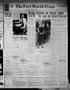 Newspaper: The Fort Worth Press (Fort Worth, Tex.), Vol. 14, No. 110, Ed. 1 Thur…