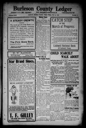 Burleson County Ledger and News-Chronicle (Caldwell, Tex.), Vol. 31, No. 12, Ed. 1 Friday, May 14, 1915