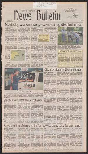 Primary view of object titled 'News Bulletin (Castroville, Tex.), Vol. 41, No. 40, Ed. 1 Thursday, September 27, 2001'.