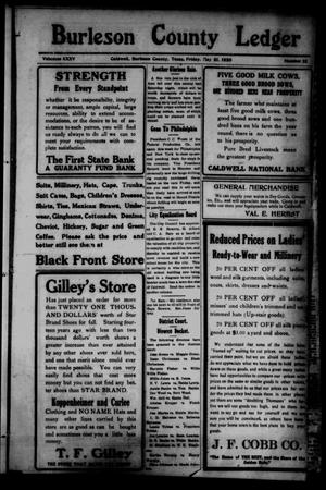 Burleson County Ledger and News-Chronicle (Caldwell, Tex.), Vol. 35, No. 12, Ed. 1 Friday, May 21, 1920