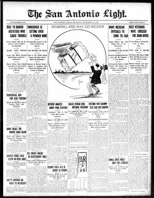 Primary view of object titled 'The San Antonio Light. (San Antonio, Tex.), Ed. 1 Thursday, September 12, 1907'.
