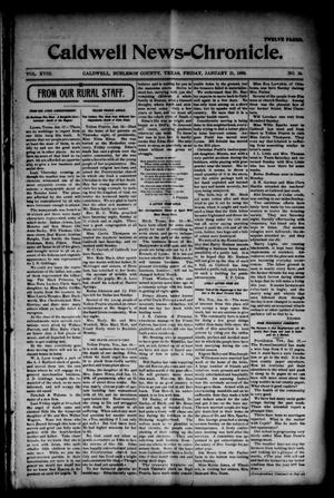 The Caldwell News-Chronicle (Caldwell, Tex.), Vol. 18, No. 36, Ed. 1 Friday, January 21, 1898