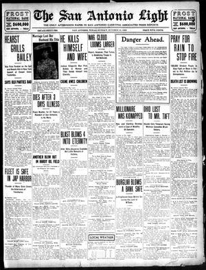 Primary view of object titled 'The San Antonio Light (San Antonio, Tex.), Ed. 1 Sunday, October 18, 1908'.