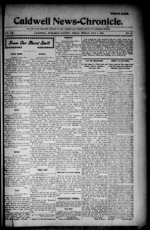 Caldwell News-Chronicle. (Caldwell, Tex.), Vol. 20, No. 49, Ed. 1 Friday, May 4, 1900