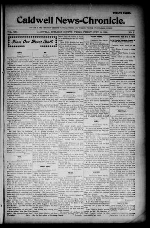 Caldwell News-Chronicle. (Caldwell, Tex.), Vol. 21, No. 7, Ed. 1 Friday, July 13, 1900