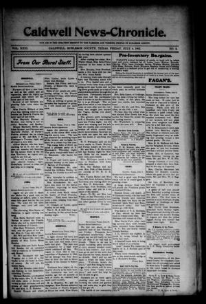 Caldwell News-Chronicle. (Caldwell, Tex.), Vol. 23, No. 6, Ed. 1 Friday, July 4, 1902