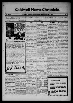 Caldwell News-Chronicle. (Caldwell, Tex.), Vol. 27, No. 33, Ed. 1 Friday, January 4, 1907