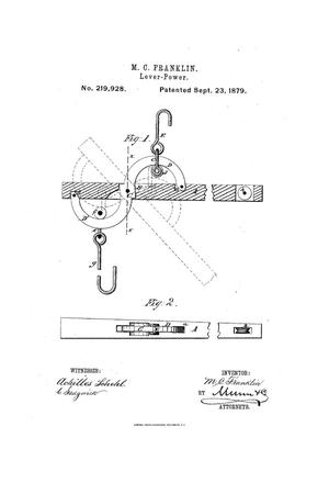 Primary view of object titled 'Improvement in Lever-Powers.'.