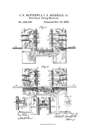 Primary view of object titled 'Improvement in Bale-Band-Tying Machines.'.