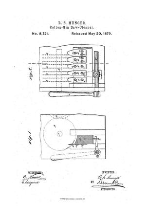 Primary view of object titled 'Improvement in Cotton-Gin-Saw Cleaners.'.