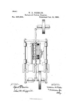 Primary view of object titled 'Balanced Piston Engine.'.