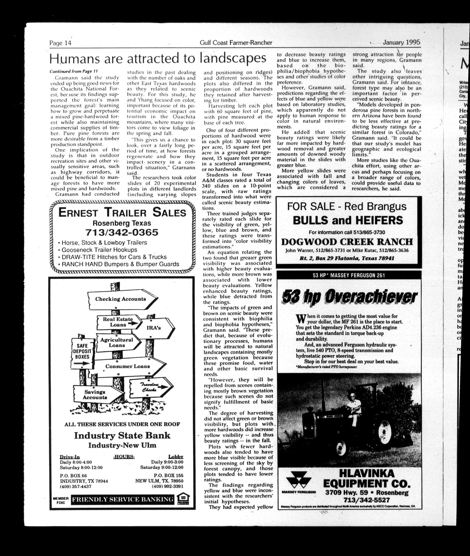 The Sealy News (Sealy, Tex.), Vol. 107, No. 44, Ed. 1 Thursday, January 5, 1995
                                                
                                                    [Sequence #]: 28 of 38
                                                