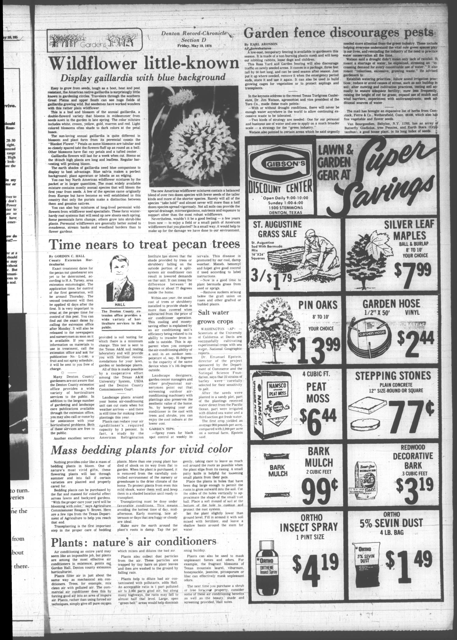 Denton Record-Chronicle (Denton, Tex.), Vol. 75, No. 247, Ed. 1 Friday, May 19, 1978
                                                
                                                    [Sequence #]: 23 of 28
                                                