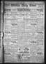 Primary view of Wichita Daily Times (Wichita Falls, Tex.), Vol. 3, No. 88, Ed. 1 Tuesday, August 24, 1909