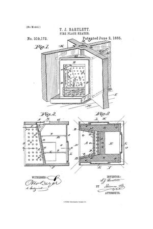 Primary view of object titled 'Fire Place Heater.'.