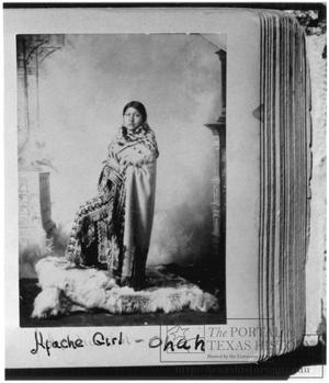 Primary view of object titled '[Portrait of Ohah, an Apache Girl]'.