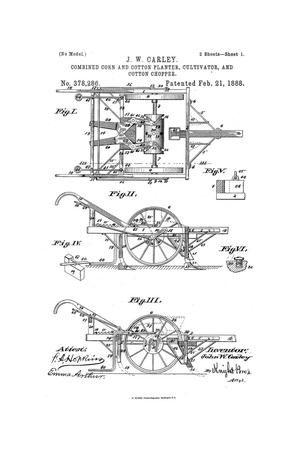 Combined Corn and Cotton Planter, Cultivator, and Cotton-Chopper