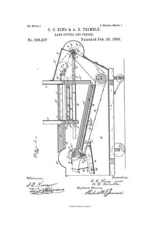 Primary view of object titled 'Band-Cutter and Feeder'.