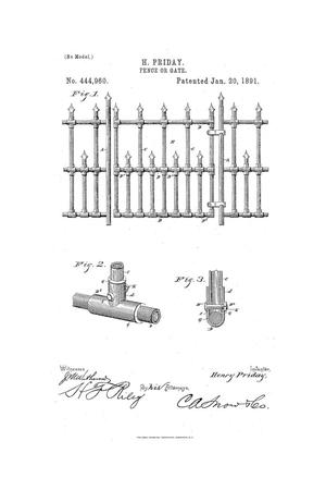 Primary view of object titled 'Fence or Gate.'.