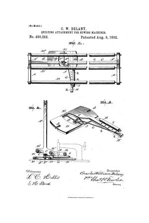 Primary view of object titled 'Quilting Mechanism for Sewing-Machines.'.