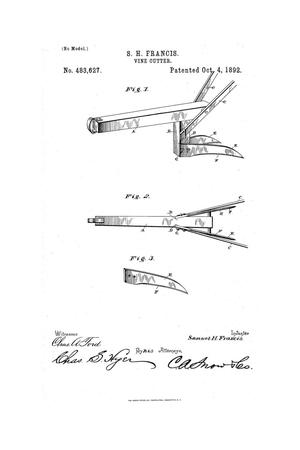 Primary view of object titled 'Vine Cutter.'.