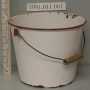 Thumbnail image of item number 1 in: '[White enameled pail with red trim on lip]'.